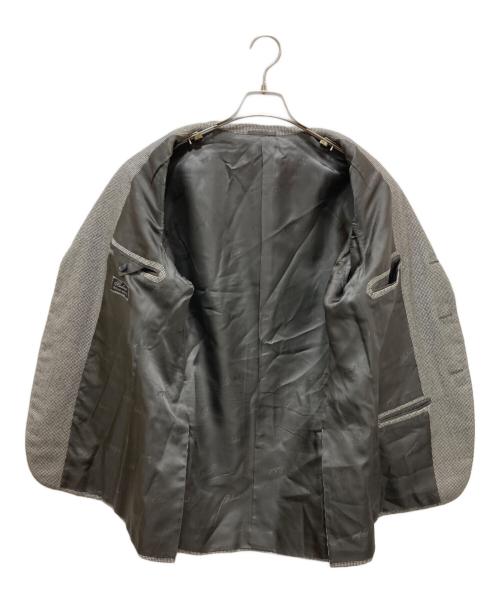 Belvest（ベルヴェスト）Belvest (ベルヴェスト) ハウンドトゥースウールセットアップスーツ グレー サイズ:50の古着・服飾アイテム