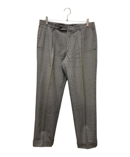 Belvest（ベルヴェスト）Belvest (ベルヴェスト) ハウンドトゥースウールセットアップスーツ グレー サイズ:50の古着・服飾アイテム