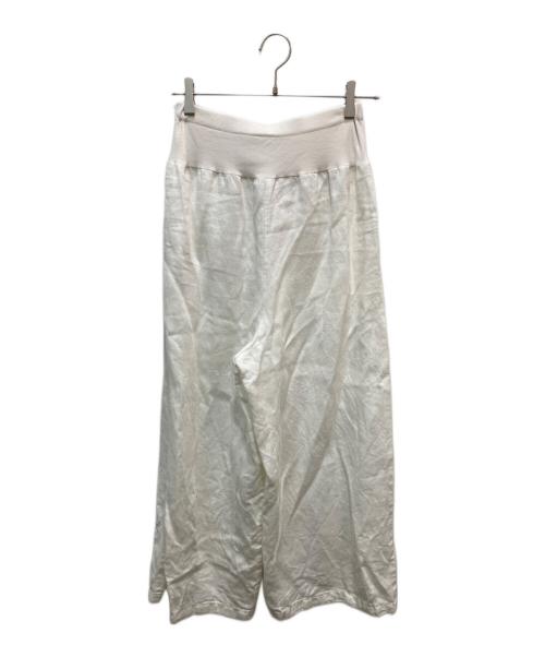 BEARDSLEY（ビアズリー）BEARDSLEY (ビアズリー) ウエストリブパンツ ホワイト サイズ:Fの古着・服飾アイテム