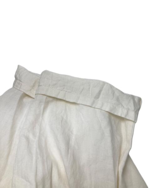 BEARDSLEY（ビアズリー）BEARDSLEY (ビアズリー) ウエストリブパンツ ホワイト サイズ:Fの古着・服飾アイテム