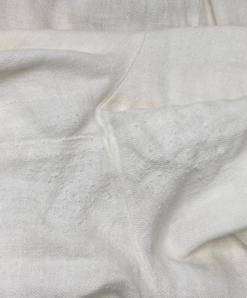 BEARDSLEY（ビアズリー）BEARDSLEY (ビアズリー) ウエストリブパンツ ホワイト サイズ:Fの古着・服飾アイテム