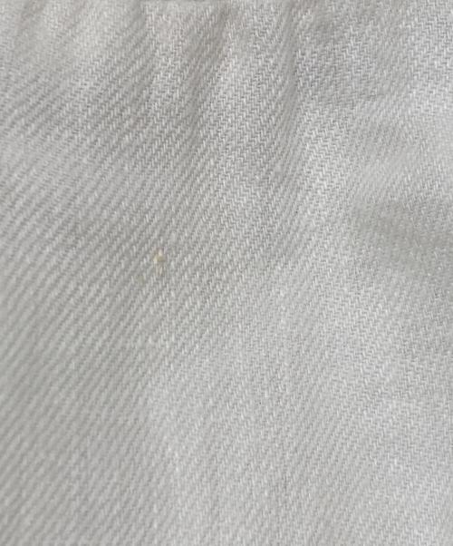 BEARDSLEY（ビアズリー）BEARDSLEY (ビアズリー) ウエストリブパンツ ホワイト サイズ:Fの古着・服飾アイテム