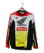 SUPREME×HONDA×FOX RACINGシュプリーム×ホンダ×フォックスレーシング）の古着「Honda Fox Racing Moto Jersey」｜レッド×ホワイト