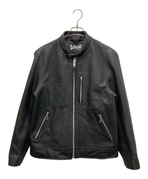 Schott（ショット）Schott (ショット) カフェレーサージャケット ブラック サイズ:XLの古着・服飾アイテム