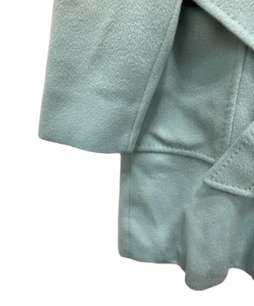 MaxMara（マックスマーラ）MaxMara (マックスマーラ) RIALTO/ピュアキャメルフーデッドコート ミントグリーン サイズ:40の古着・服飾アイテム