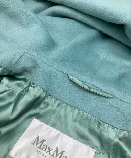 MaxMara（マックスマーラ）MaxMara (マックスマーラ) RIALTO/ピュアキャメルフーデッドコート ミントグリーン サイズ:40の古着・服飾アイテム