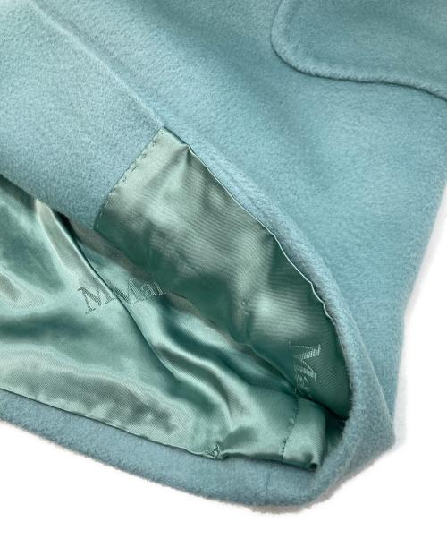 MaxMara（マックスマーラ）MaxMara (マックスマーラ) RIALTO/ピュアキャメルフーデッドコート ミントグリーン サイズ:40の古着・服飾アイテム