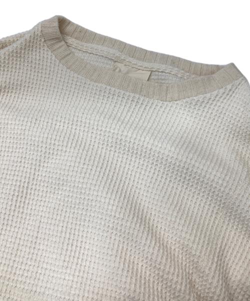 refomed（リフォメッド）refomed (リフォメッド) AZEAMI THERMAL TEE アイボリー サイズ:2の古着・服飾アイテム