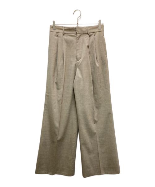 les Tendre masculine（レス）les Tendre masculine (レス) スラックス ベージュ サイズ:38の古着・服飾アイテム