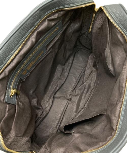 TOFF&LOADSTONE（トフアンドロードストーン）TOFF&LOADSTONE (トフアンドロードストーン) レザーブリーフケース グレーの古着・服飾アイテム