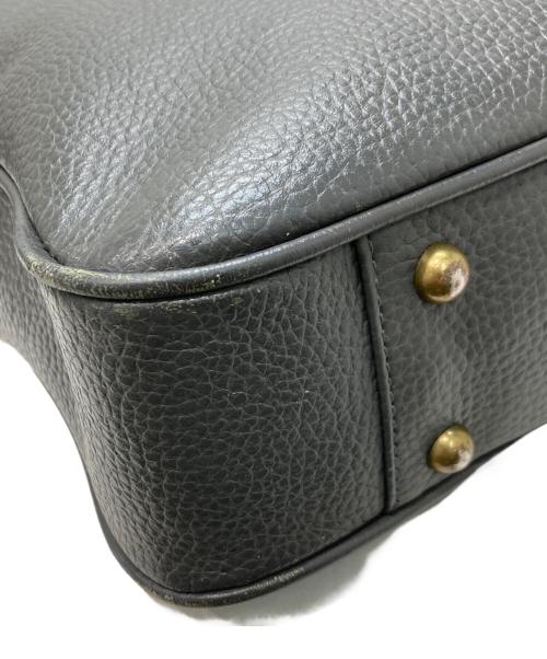 TOFF&LOADSTONE（トフアンドロードストーン）TOFF&LOADSTONE (トフアンドロードストーン) レザーブリーフケース グレーの古着・服飾アイテム