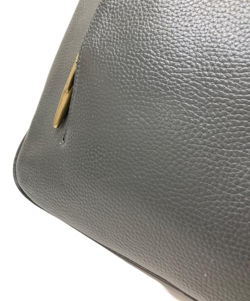 TOFF&LOADSTONE（トフアンドロードストーン）TOFF&LOADSTONE (トフアンドロードストーン) レザーブリーフケース グレーの古着・服飾アイテム