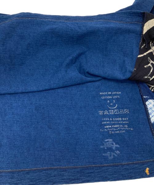 45R（フォーティファイブ・アール）45R (フォーティファイブ・アール) カットソー ネイビー サイズ:不明の古着・服飾アイテム