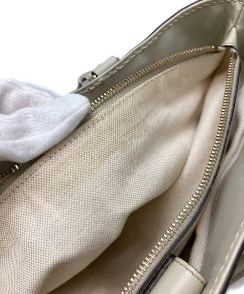 GUCCI（グッチ）GUCCI (グッチ) GGキャンバスハンドバッグ ベージュの古着・服飾アイテム