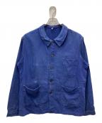 SANFORサンフォー）の古着「コットンツイルフレンチワークジャケット」｜ネイビー