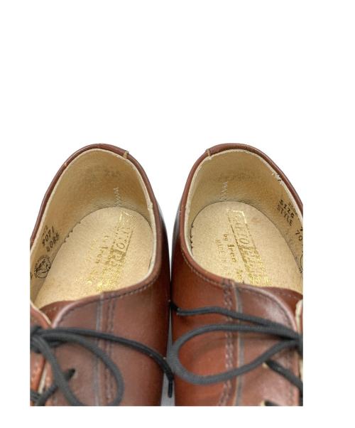 Iron age（アイロンエイジ）Iron age (アイロンエイジ) スチールトゥレザーシューズ ブラウン サイズ:7 1/2の古着・服飾アイテム