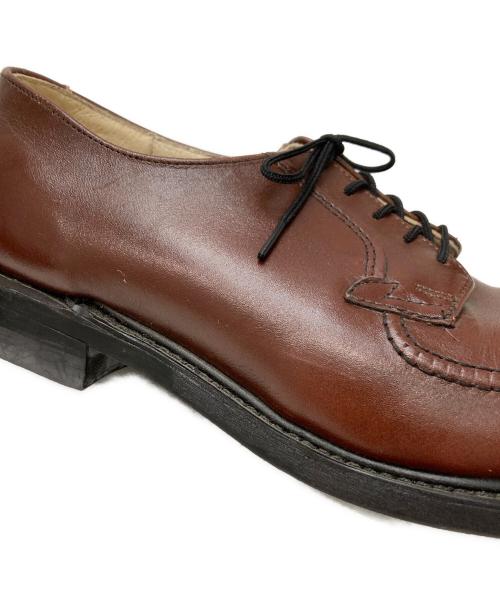 Iron age（アイロンエイジ）Iron age (アイロンエイジ) スチールトゥレザーシューズ ブラウン サイズ:7 1/2の古着・服飾アイテム