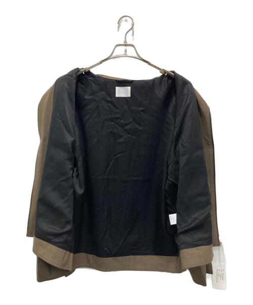 sowell（ソウェル）sowell (ソウェル) ジップジャケット ブラウン サイズ:2 未使用品の古着・服飾アイテム