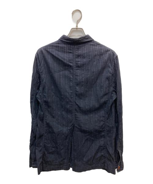 C.P COMPANY（シーピーカンパニー）C.P COMPANY (シーピーカンパニー) コットンリネンジャケット ネイビー サイズ:Lの古着・服飾アイテム