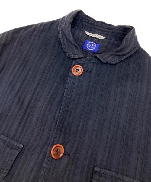 C.P COMPANY（シーピーカンパニー）C.P COMPANY (シーピーカンパニー) コットンリネンジャケット ネイビー サイズ:Lの古着・服飾アイテム