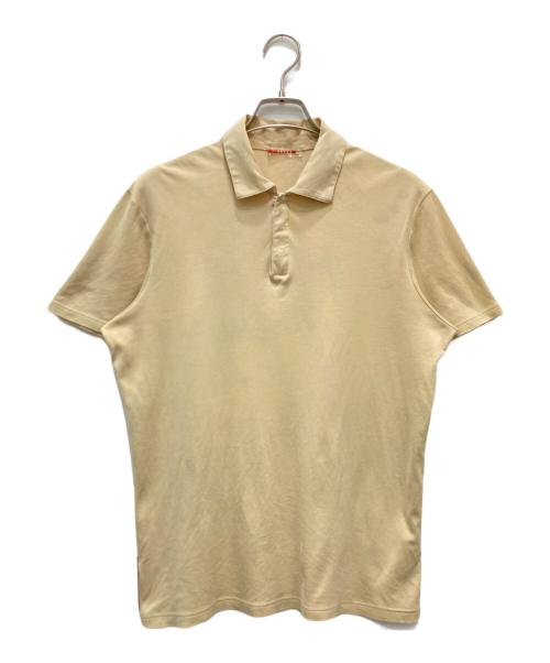 PRADA SPORTS（プラダスポーツ）PRADA SPORTS (プラダスポーツ) ポロシャツ ベージュ サイズ:Mの古着・服飾アイテム
