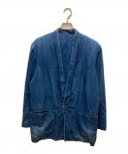 ISSEY MIYAKEイッセイミヤケ）の古着「インディゴ染め1Bジャケット」｜ネイビー