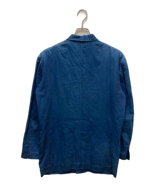 ISSEY MIYAKE（イッセイミヤケ）ISSEY MIYAKE (イッセイミヤケ) インディゴ染め1Bジャケット ネイビー サイズ:Sの古着・服飾アイテム