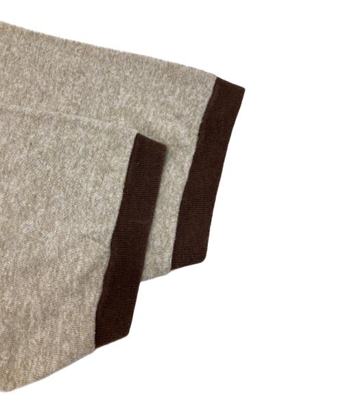 JERZEES（ジャージーズ）JERZEES (ジャージーズ) リンガーTシャツ ベージュ サイズ:M38-40の古着・服飾アイテム