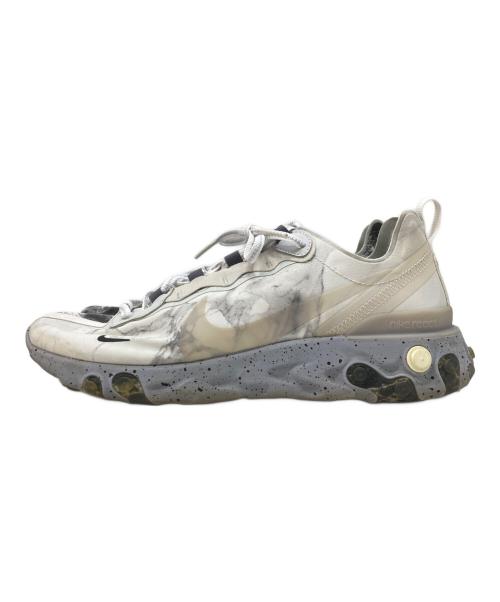 NIKE（ナイキ）NIKE (ナイキ) REACT ELEMENT 55 ベージュ サイズ:27の古着・服飾アイテム