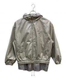 COACH×Matin Kim（コーチ×マーティン・キム）の古着「レイヤードコーティングフーディージャンパー」｜グレー