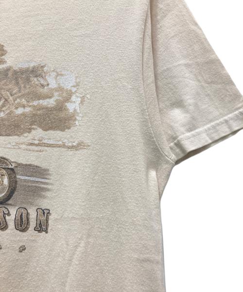 HARLEY-DAVIDSON（ハーレーダビッドソン）HARLEY-DAVIDSON (ハーレーダビッドソン) Tシャツ ベージュ サイズ:Lの古着・服飾アイテム