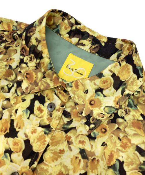 PAUL SMITH（ポールスミス）PAUL SMITH (ポールスミス) 総柄シャツ イエロー サイズ:40の古着・服飾アイテム
