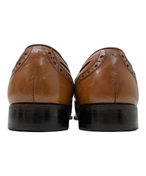 Yves Saint Laurent（イヴサンローラン）Yves Saint Laurent (イヴサンローラン) ウィングチップタッセルローファー ブラウン サイズ:25 1/2の古着・服飾アイテム