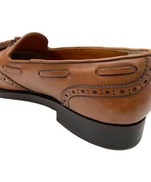 Yves Saint Laurent（イヴサンローラン）Yves Saint Laurent (イヴサンローラン) ウィングチップタッセルローファー ブラウン サイズ:25 1/2の古着・服飾アイテム