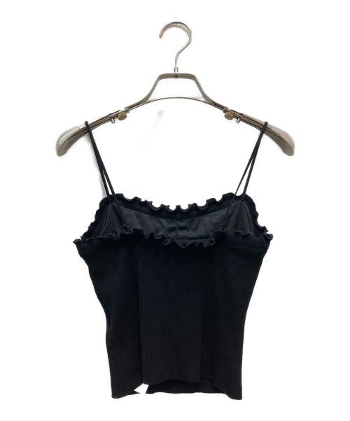 Snidel（スナイデル）Snidel (スナイデル) カーデsetニットキャミ ブラック サイズ:FREE 未使用品の古着・服飾アイテム