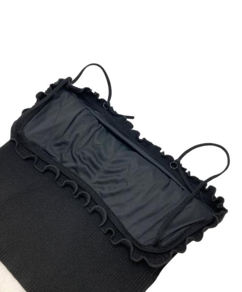 Snidel（スナイデル）Snidel (スナイデル) カーデsetニットキャミ ブラック サイズ:FREE 未使用品の古着・服飾アイテム