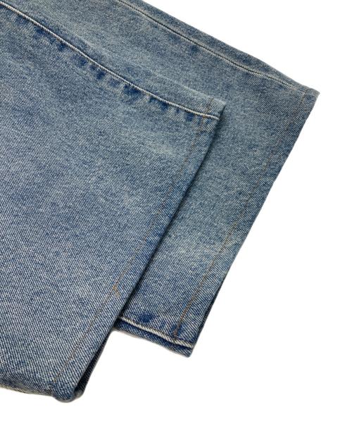 Lily Brown（リリーブラウン）Lily Brown (リリーブラウン) サイドラインワイドデニムパンツ ブルー サイズ:1の古着・服飾アイテム