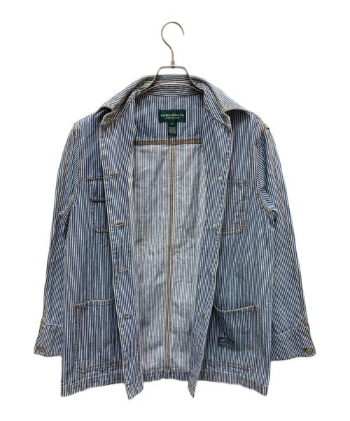 LAUREN JEANS CO.（ローレン ジーンズ カンパニー）LAUREN JEANS CO. (ローレン ジーンズ カンパニー) ジャケット ブルー×ホワイト サイズ:Sの古着・服飾アイテム