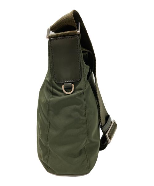 PRADA（プラダ）PRADA (プラダ) ナイロンショルダーバッグ グリーンの古着・服飾アイテム