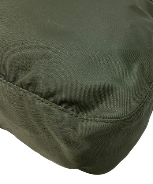 PRADA（プラダ）PRADA (プラダ) ナイロンショルダーバッグ グリーンの古着・服飾アイテム