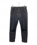 LEエルイー）の古着「ブラックデニムパンツ」｜ブラック