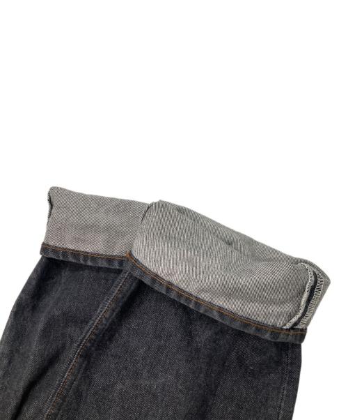 LE（エルイー）LE (エルイー) ブラックデニムパンツ ブラック サイズ:33の古着・服飾アイテム