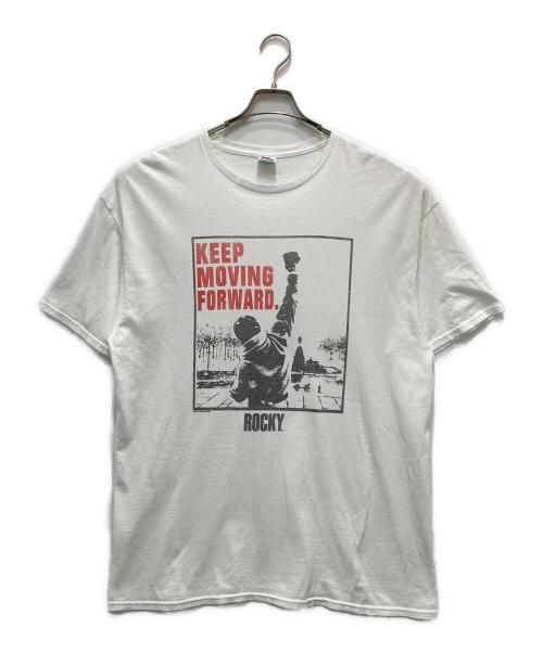 DELTA（デルタ）DELTA (デルタ) ROCKYプリントTシャツ ホワイト サイズ:XLの古着・服飾アイテム