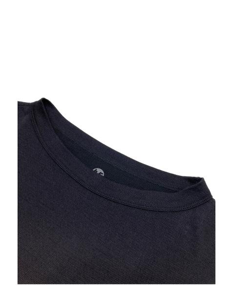 45R（フォーティファイブ・アール）45R (フォーティファイブ・アール) ラミーカノコチュニック ブラックの古着・服飾アイテム