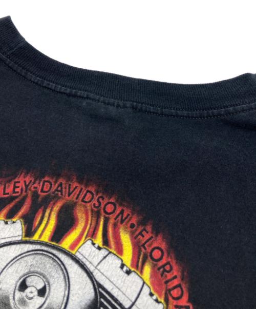 HARLEY-DAVIDSON（ハーレーダビッドソン）HARLEY-DAVIDSON (ハーレーダビッドソン) プリントTシャツ ブラック サイズ:2Xの古着・服飾アイテム