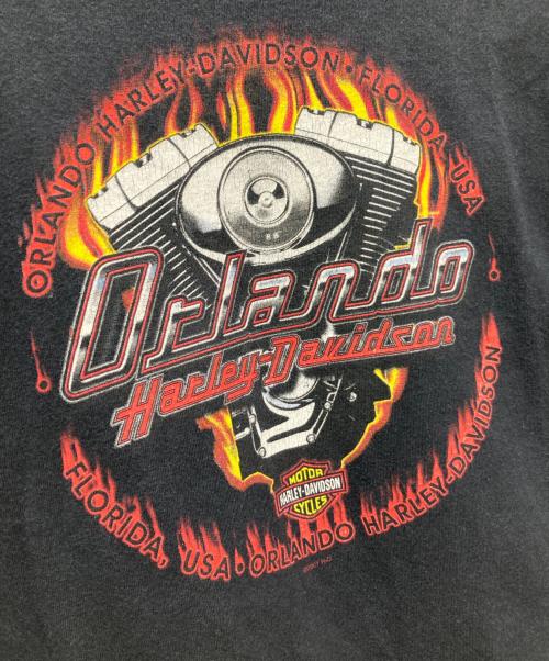 HARLEY-DAVIDSON（ハーレーダビッドソン）HARLEY-DAVIDSON (ハーレーダビッドソン) プリントTシャツ ブラック サイズ:2Xの古着・服飾アイテム