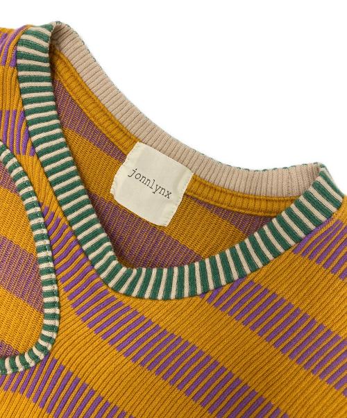 jonnlynx（ジョンリンクス）jonnlynx (ジョンリンクス) PIANO DUO HOLE TANK オレンジ サイズ:Fの古着・服飾アイテム