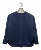 UNTITLEDアンタイトル）の古着「ジョーゼットブラウス【洗える】」｜ネイビー
