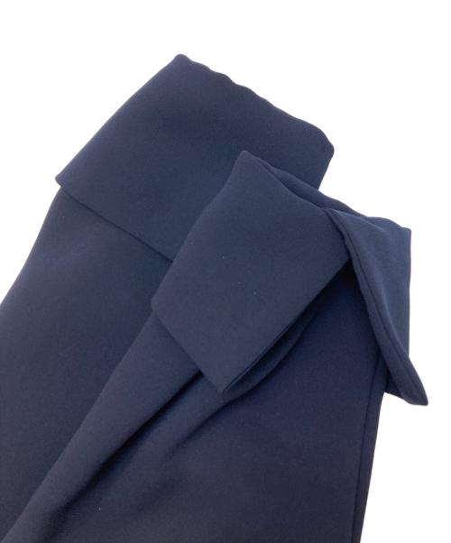 UNTITLED（アンタイトル）UNTITLED (アンタイトル) ジョーゼットブラウス【洗える】 ネイビー サイズ:2の古着・服飾アイテム