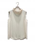 theory luxeセオリーリュクス）の古着「ノースリーブブラウス」｜アイボリー